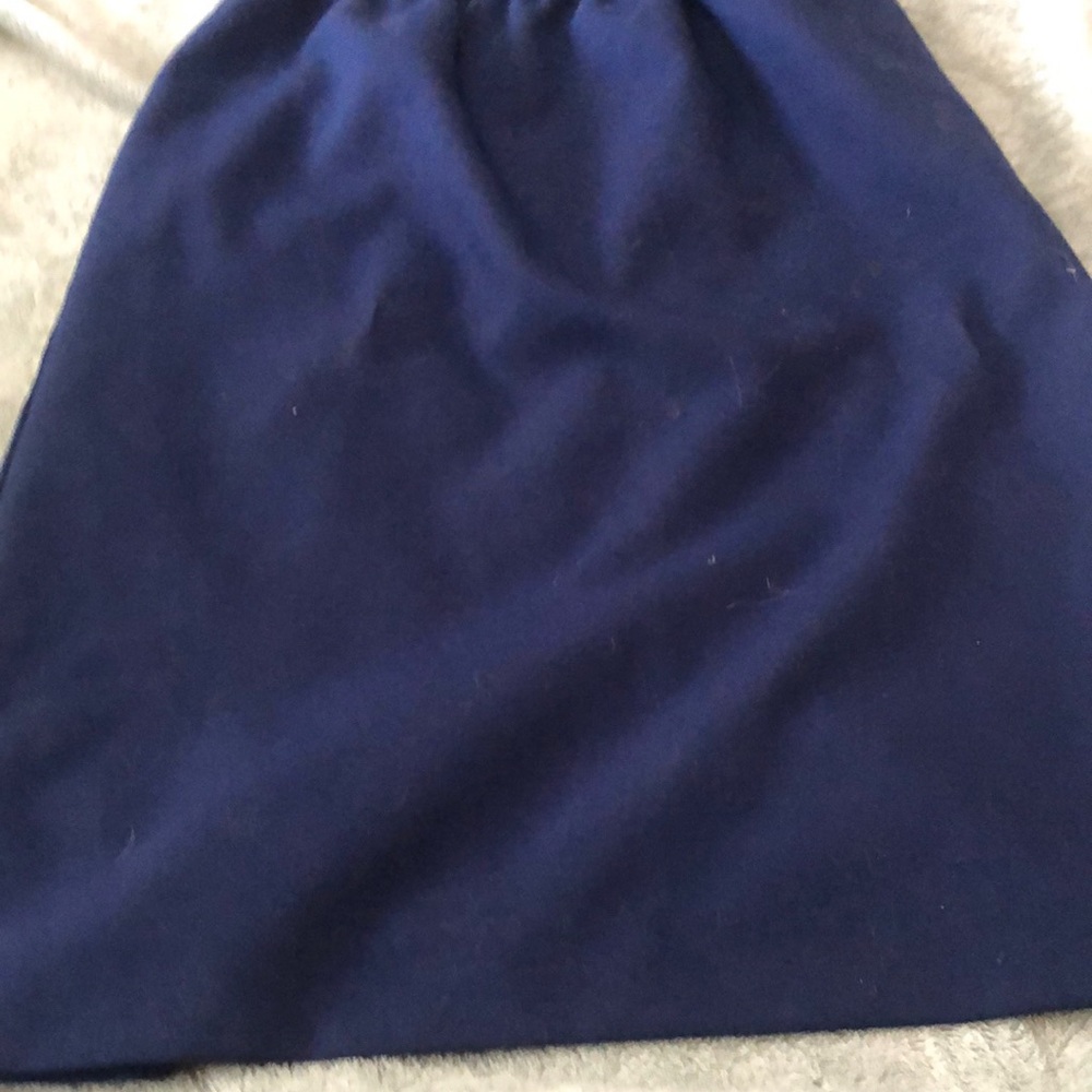 Navy blue a-line style dressy skirt great for work or dinner